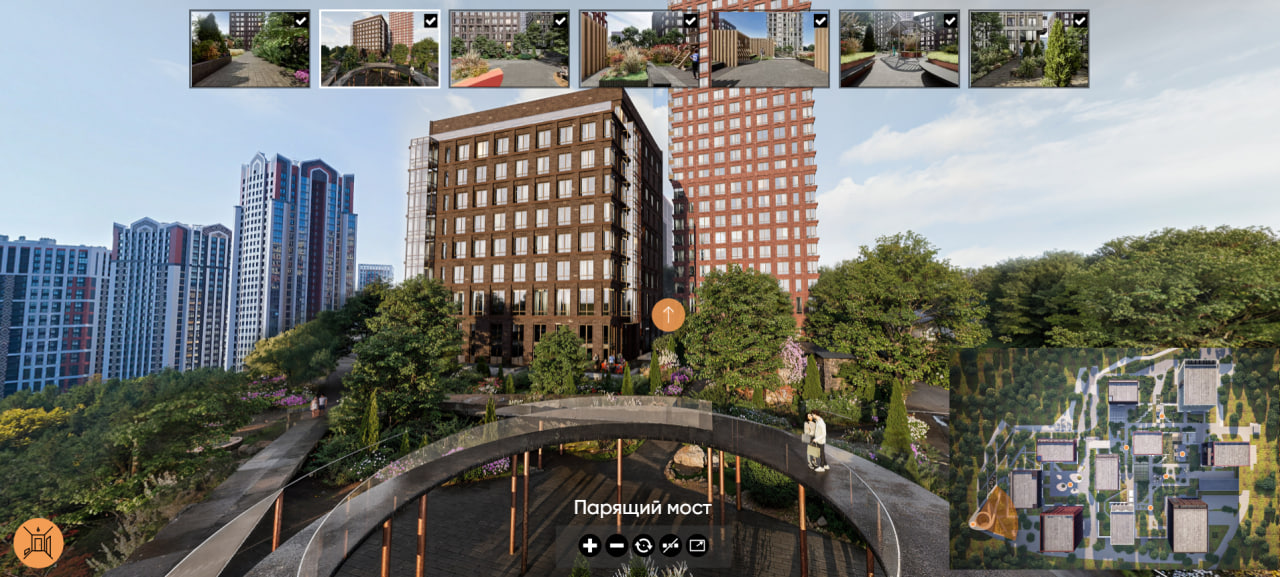 3D тур по жилому комплексу